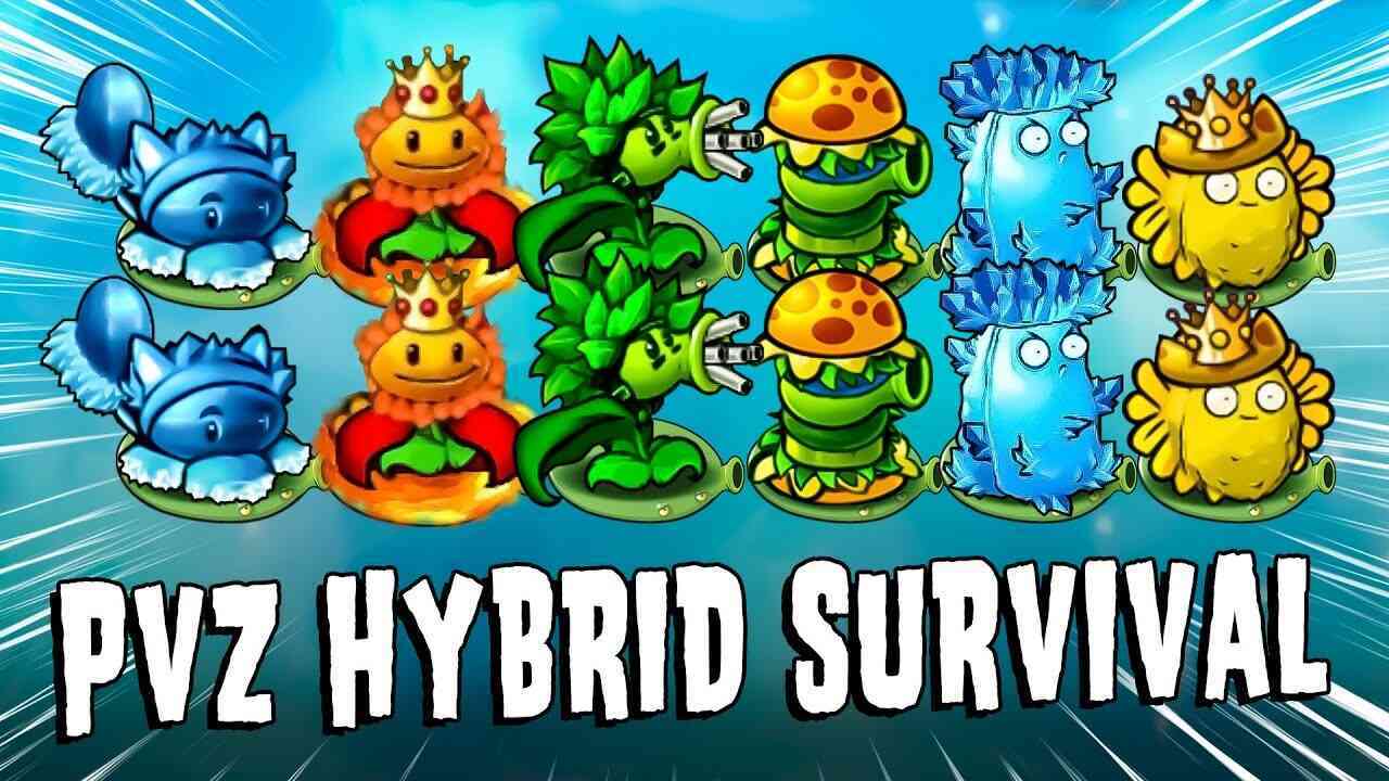 PVZ Hybrid gameplay