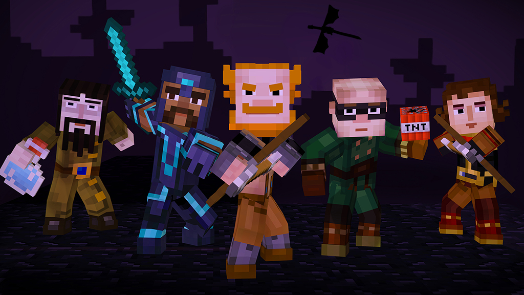 Minecraft Story Mode gameplay