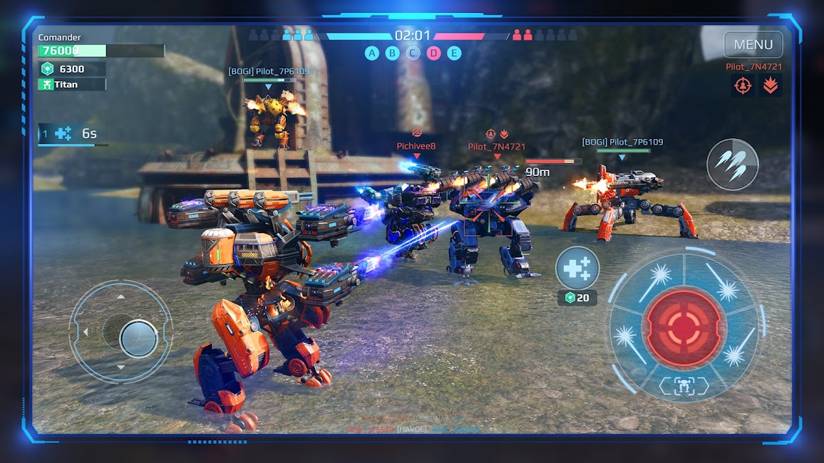 War Robots gameplay